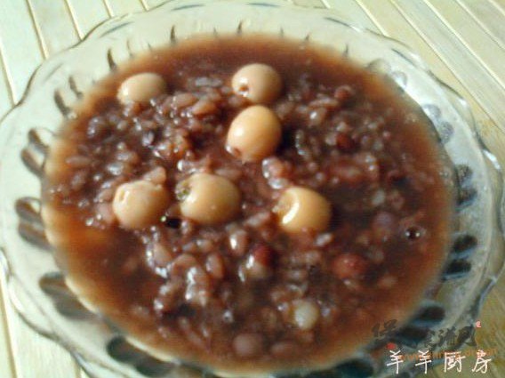 冰糖红豆莲子粥的做法