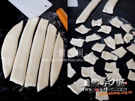 豌豆尖鸡蛋面片汤的做法