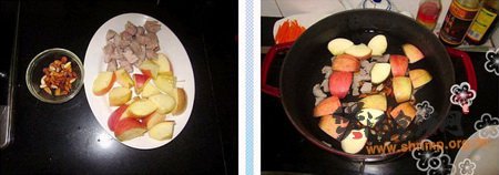 苹果南北杏瘦肉汤的做法