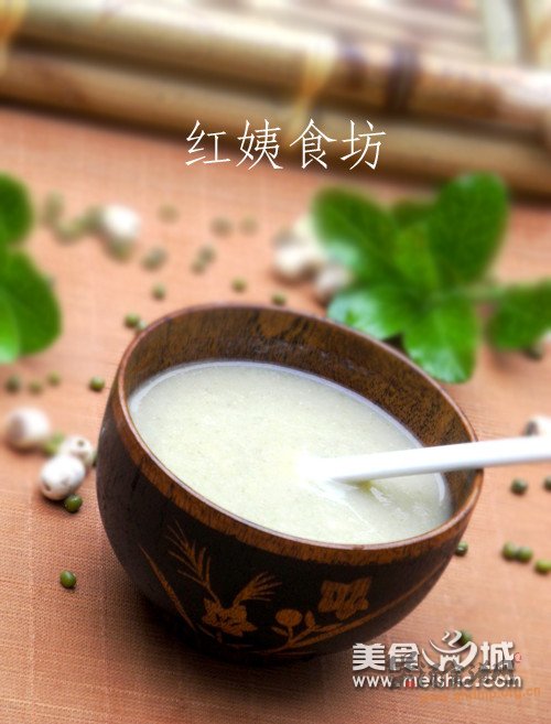 百合莲子豆浆的做法