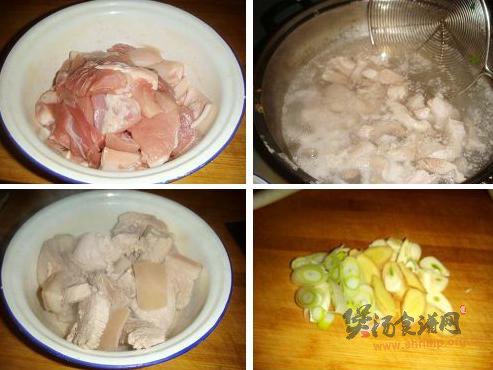 茶树菇炖肉的做法