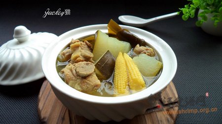 (图)冬瓜海带排骨汤的做法