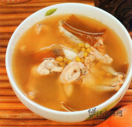 绿豆田鸡汤的做法