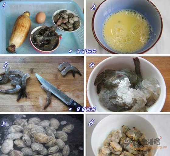 藕泥海鲜羹的做法