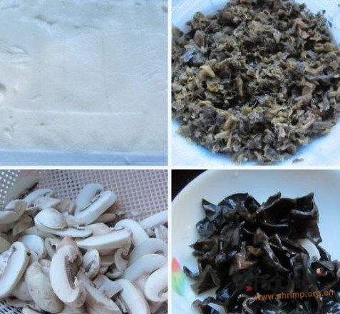 菌菇笃菜豆腐汤的做法
