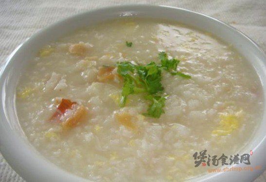蟹肉瑶柱粥的做法