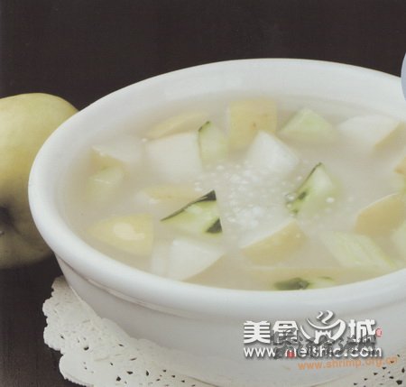 青枣青瓜西米露的做法