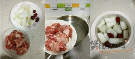 冬瓜排骨炖汤的做法