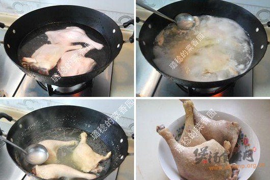 鸭肉山药粥的做法