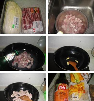 红烧肉炖大白菜的做法