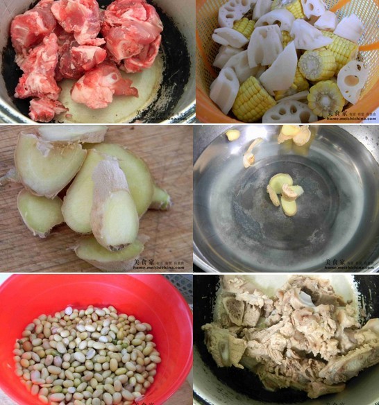 瓦罐煲猪脊骨的做法