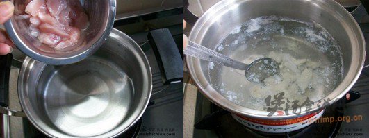 鸡丝瑶柱粥的做法