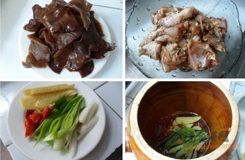 瓦罐煲沙茶鸡的做法
