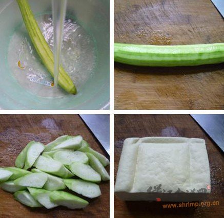 丝瓜花蛤豆腐汤的做法