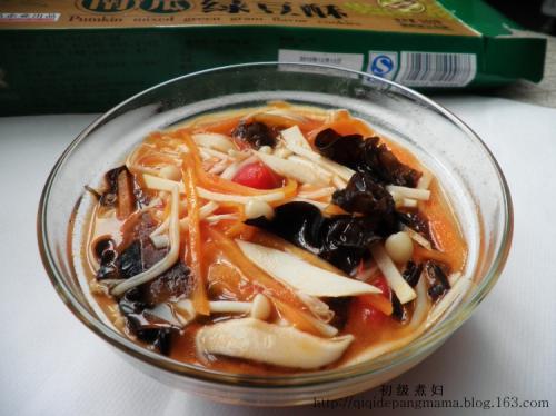 开胃杂菌汤的做法
