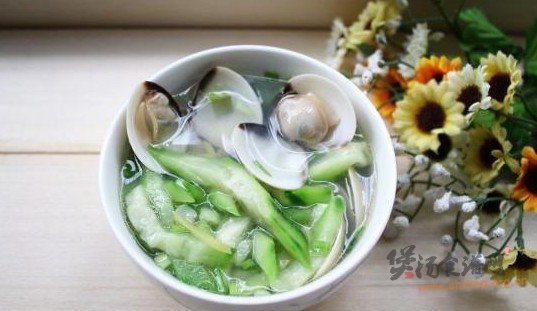 白贝丝瓜汤的做法