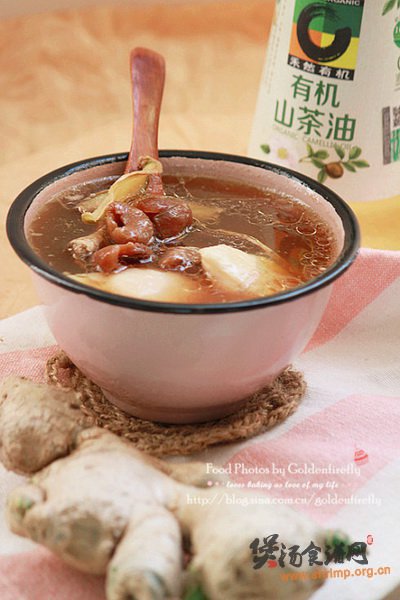 茶油桂圆甜姜汤的做法