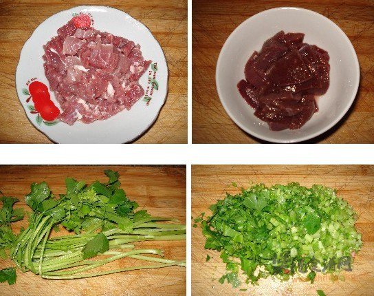 猪肝芹菜瘦肉粥的做法