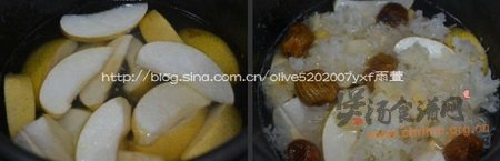 雪梨银耳排骨汤的做法