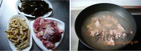 笋干海带老鸭汤的做法