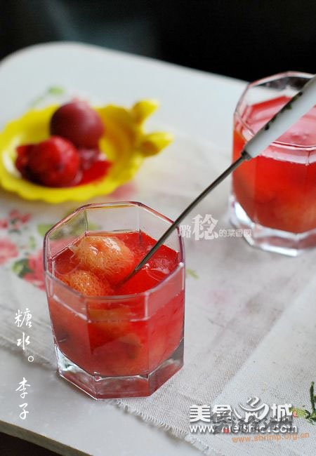 糖水李子的做法