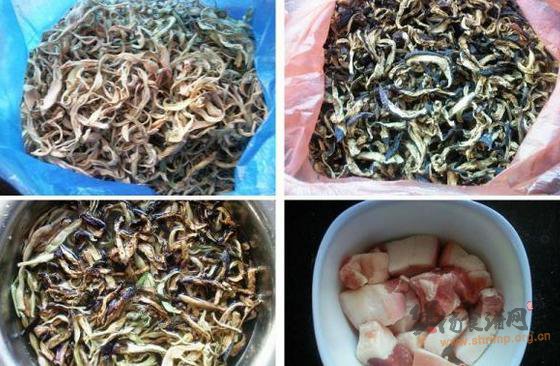 干豆角炖干茄子的做法