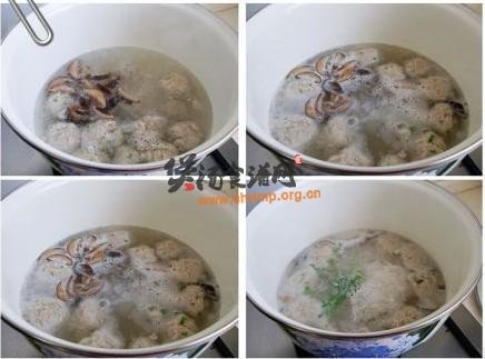 豆渣丸子粉丝汤的做法