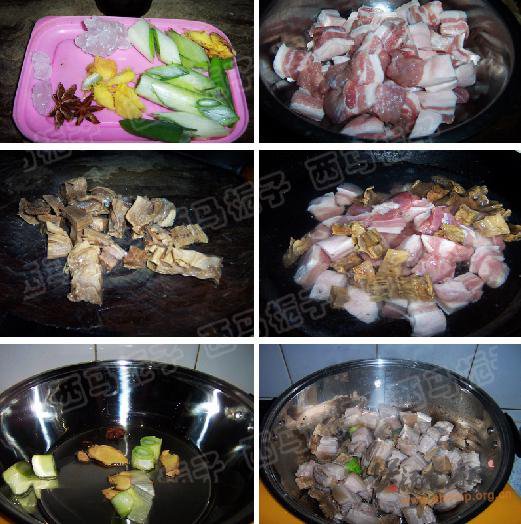 笋干炖肉的做法