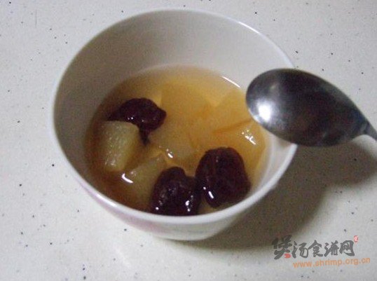 苹果李干汤的做法