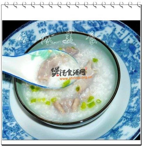 粉肠粥的做法