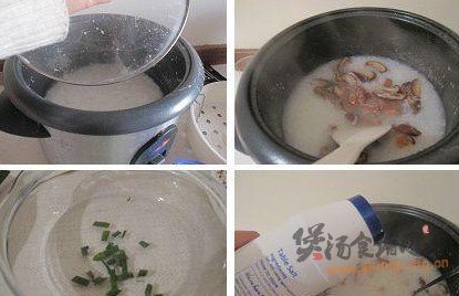 香菇肉丝粥的做法