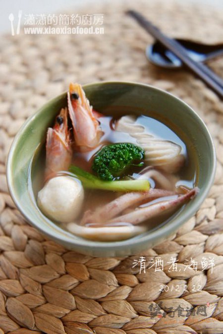 清酒煮海鲜的做法