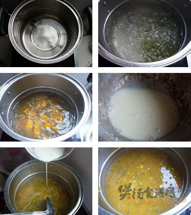 绿豆南瓜粥的做法