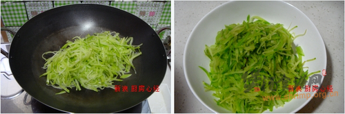 青萝卜炖虾的做法