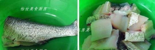 啤酒挎炖胖头鱼尾的做法