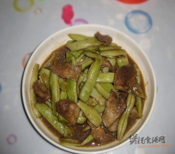 豆角炖肉的做法