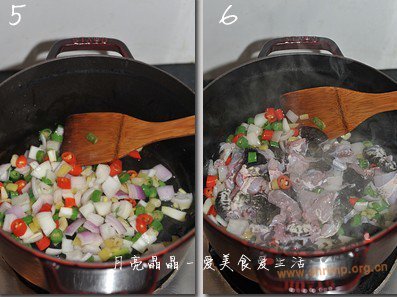 椒香牛蛙煲的做法