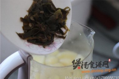 牛蒡腰果汤的做法