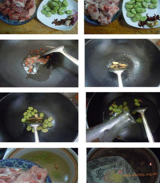 蚕豆炖排骨的做法