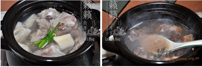 莲藕煨汤骨的做法