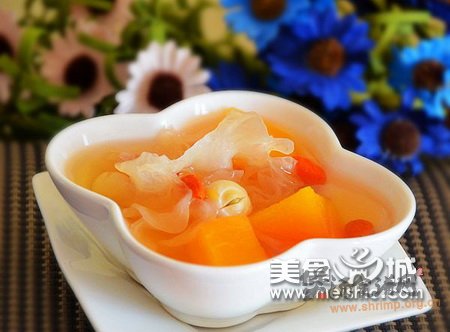 (图)木瓜银耳汤的做法