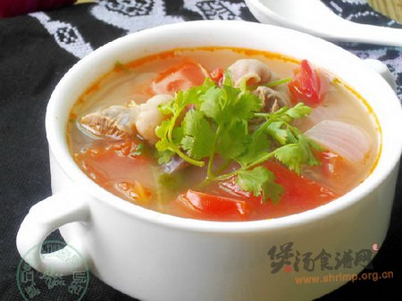 洋葱番茄羊肉汤的做法