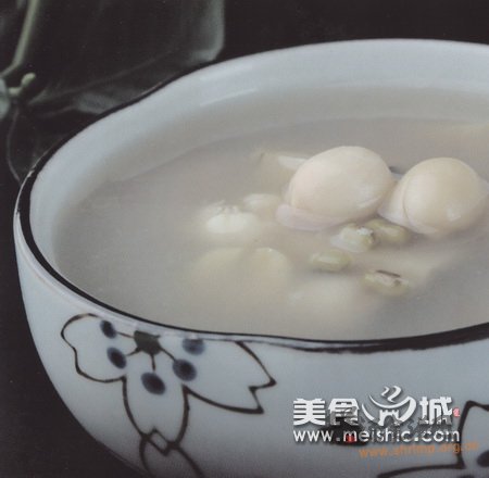 莲子绿豆甘蔗水的做法