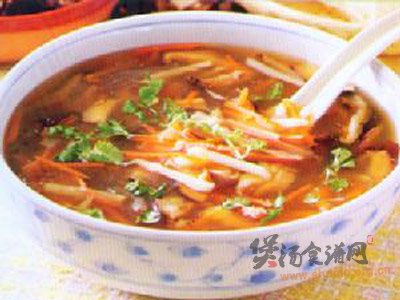 芽菜肉片汤的做法