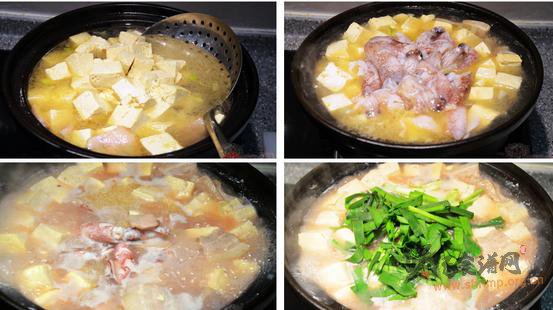笔管鱼炖豆腐的做法