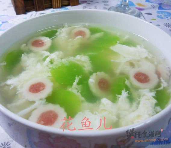 淡贝丸莴笋蛋花汤的做法