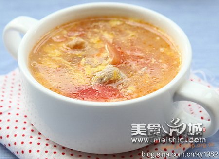 番茄里脊香菇羹的做法