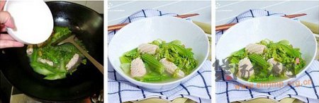 夜兰花丝瓜汤鲜鱿的做法