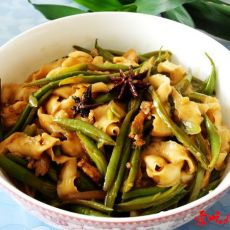 豆角焖面——西北家常面食的做法 豆角焖面——西北家常面食的做法