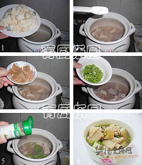 菜脯莲藕煲排骨的做法